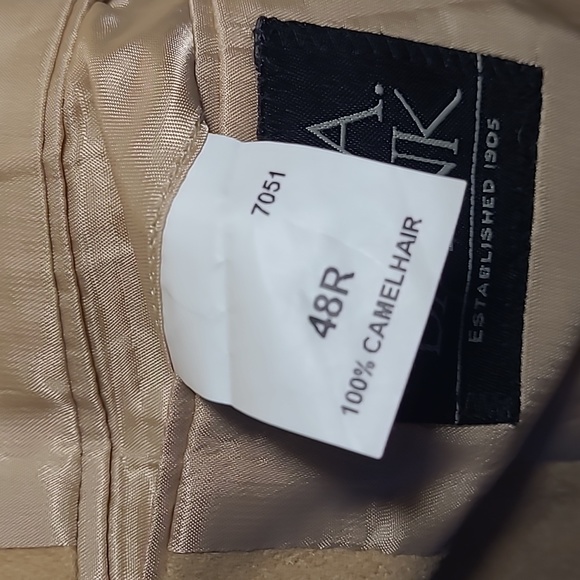 JOS A. BANK 100% CAMEL HAIR SPORT COAT BLAZER - Picture 12 of 12